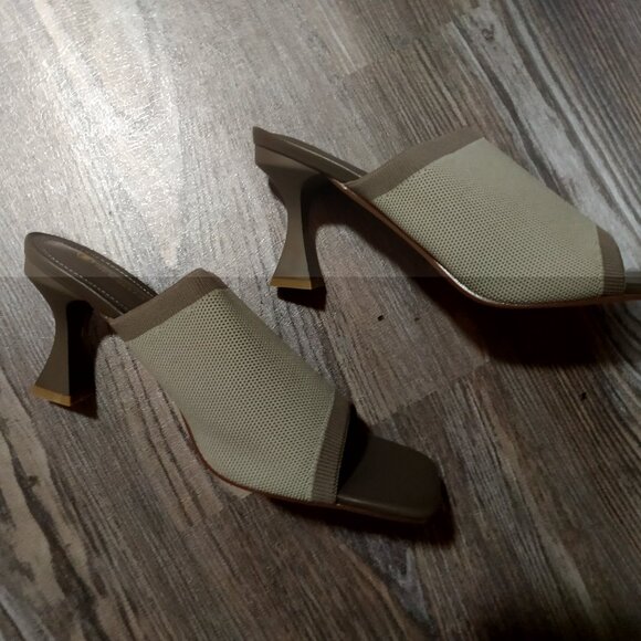 Minimalist Square Toe Heeled Sandals with 8cm Stiletto Heel - Picture 4 of 6